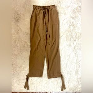 Brown Paperbag Trousers Size Small